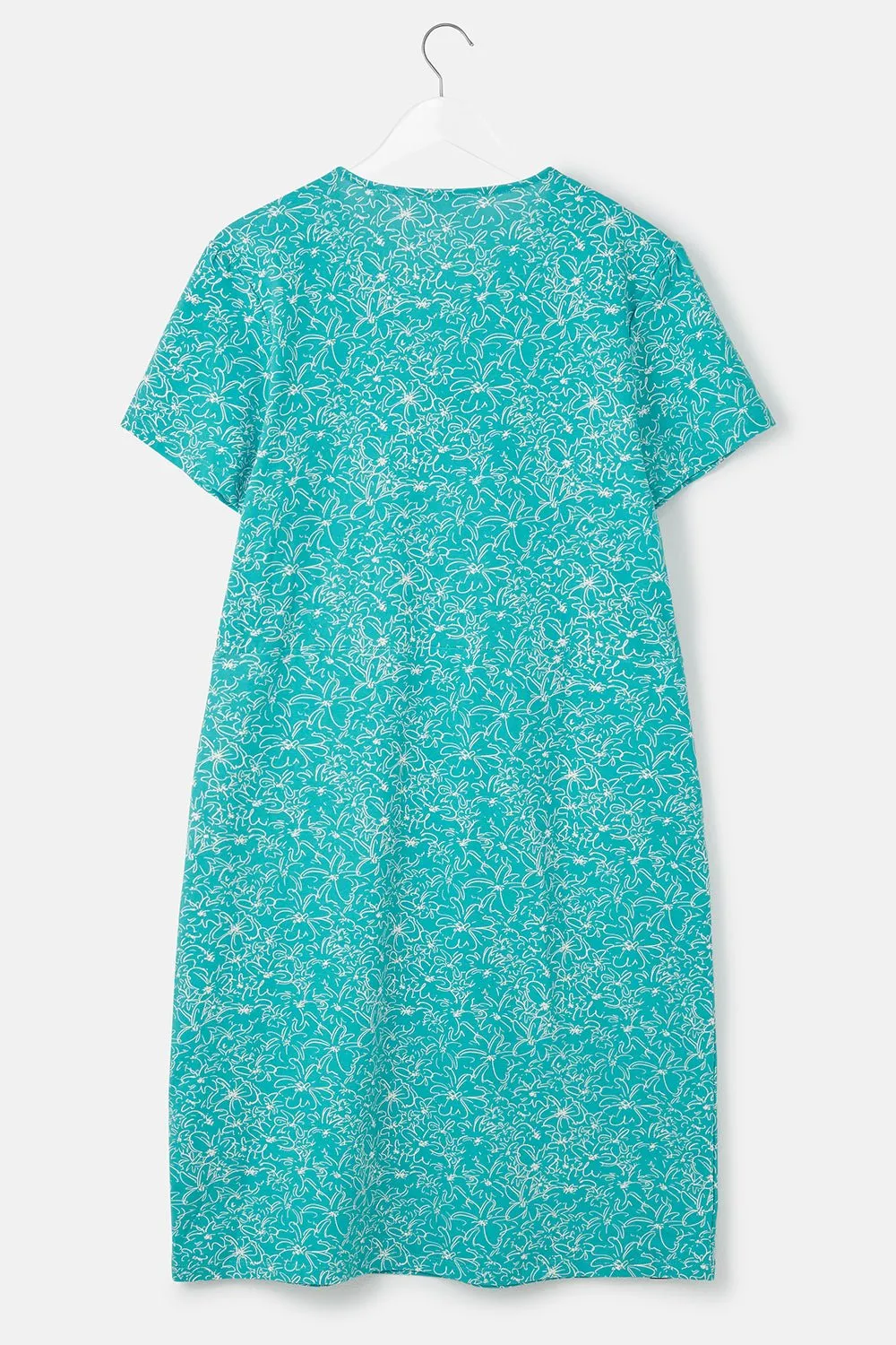 Lena Dress - Soft Teal Floral