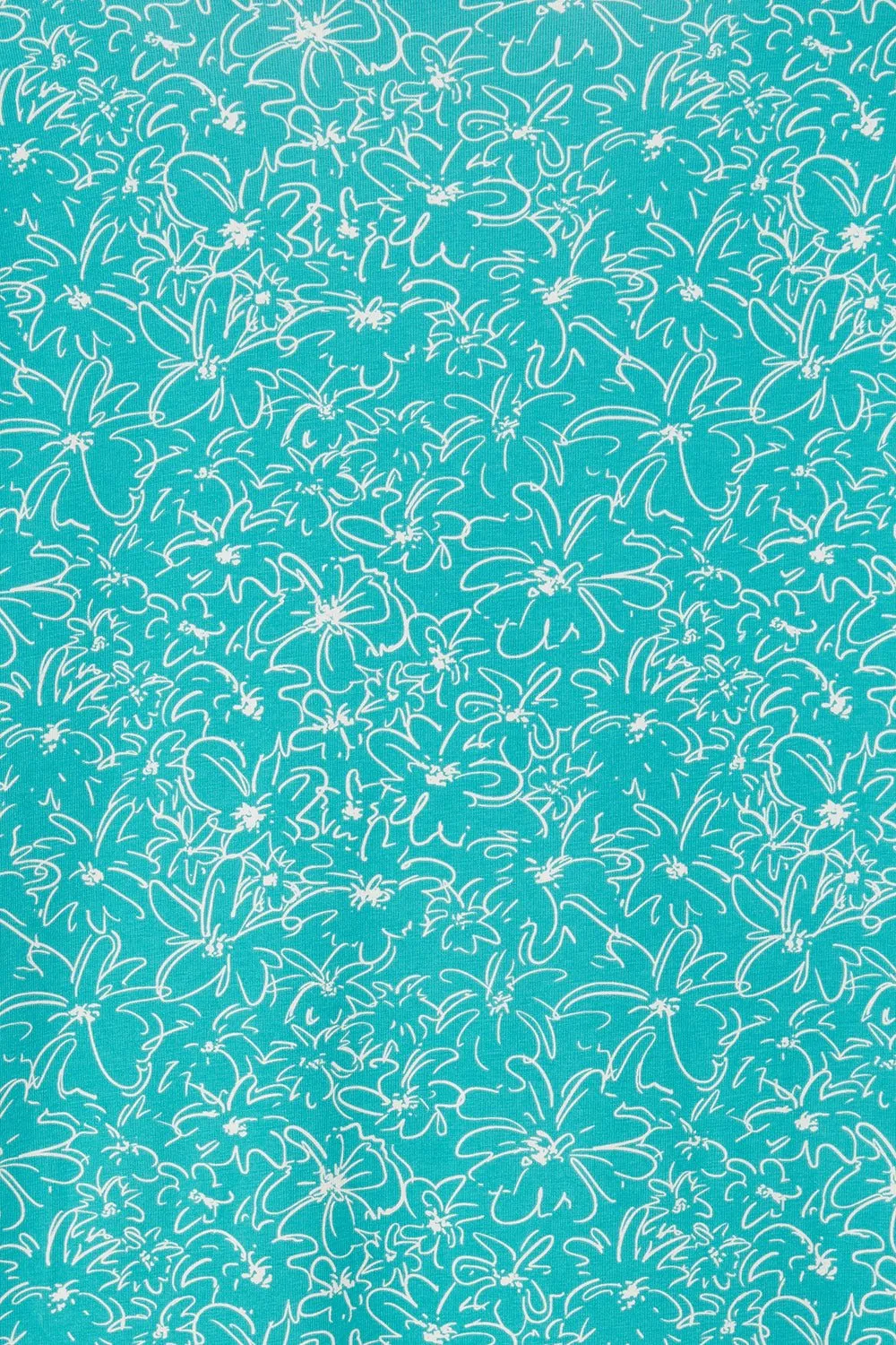 Lena Dress - Soft Teal Floral