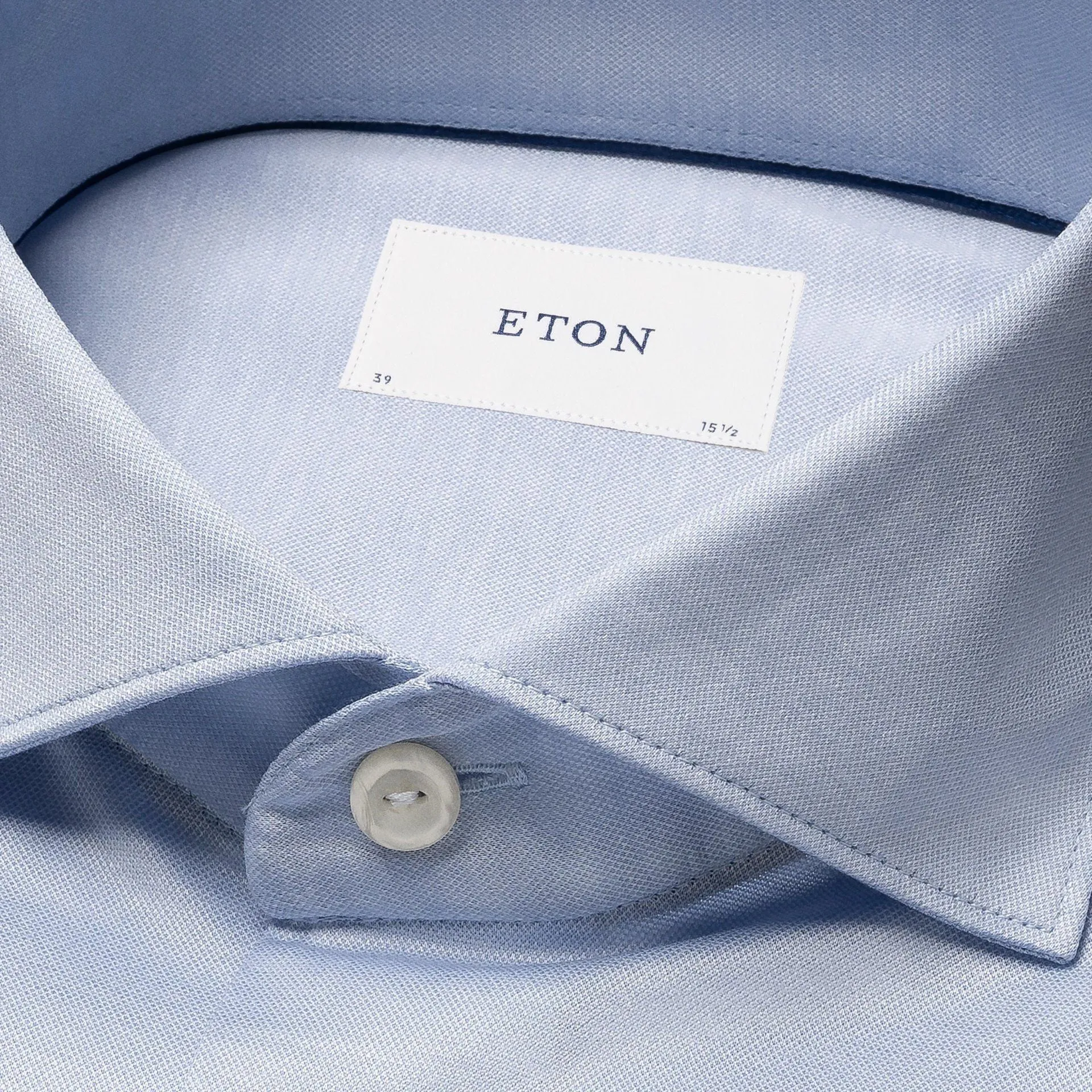 Light Blue Filo Di Scozia Oxford Slim Fit Shirt
