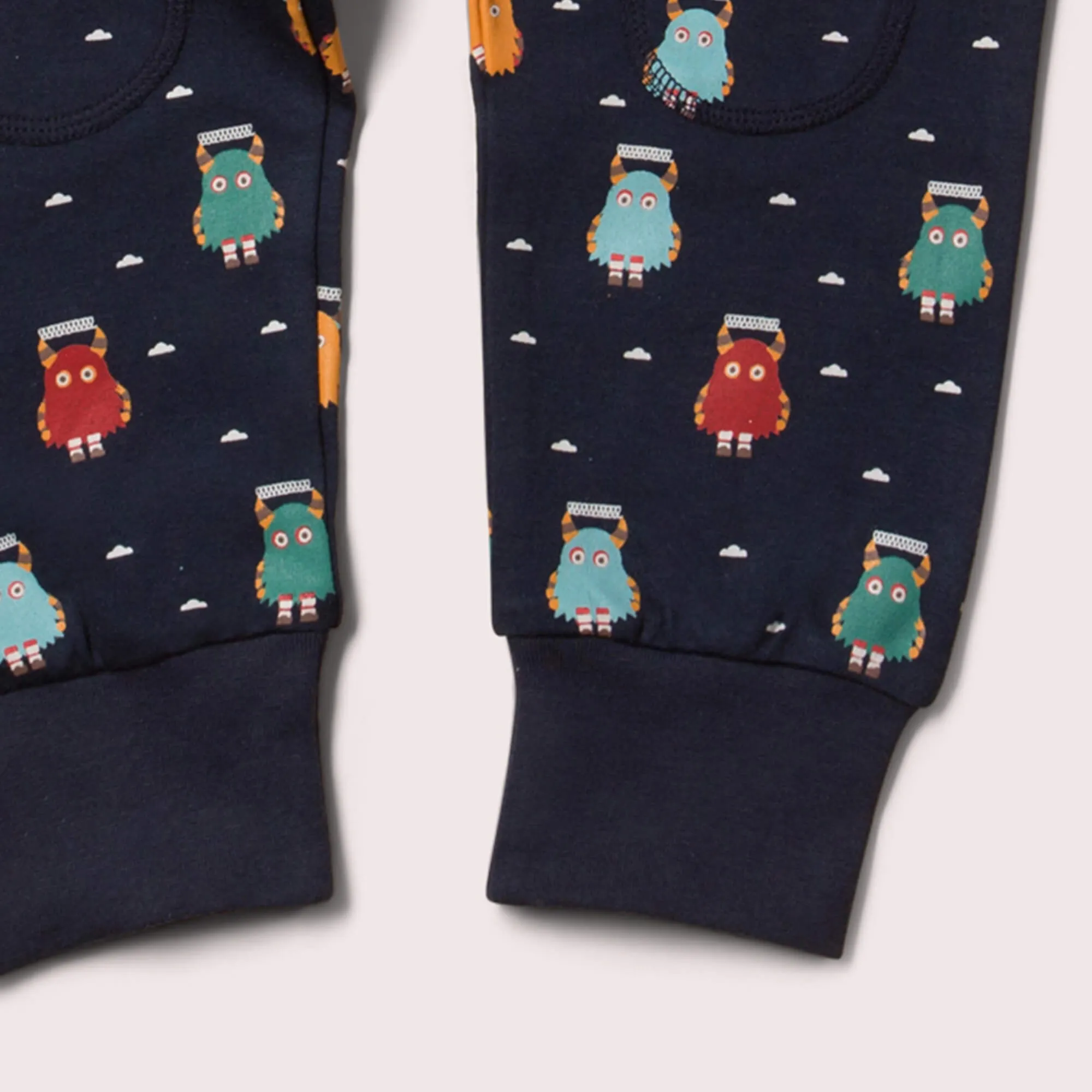 Little Monsters Cosy Knee Patch Joggers
