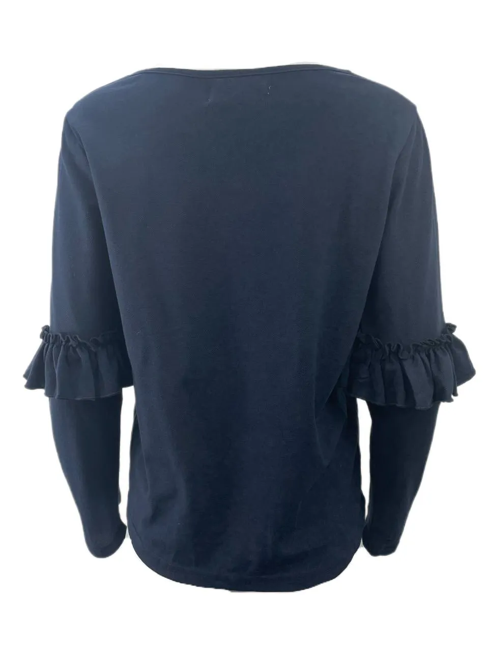 LOST IN LUNAR Women's Navy Izabel Knit Top Size US 6 NWT