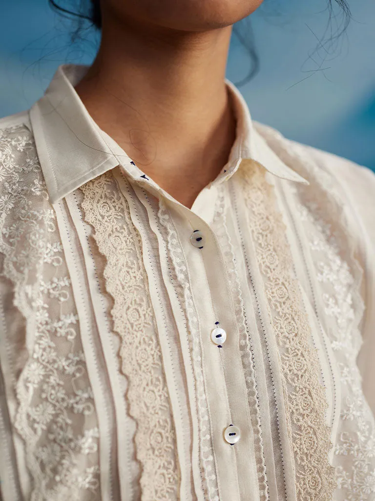 Marrila Dolman Lace Shirt