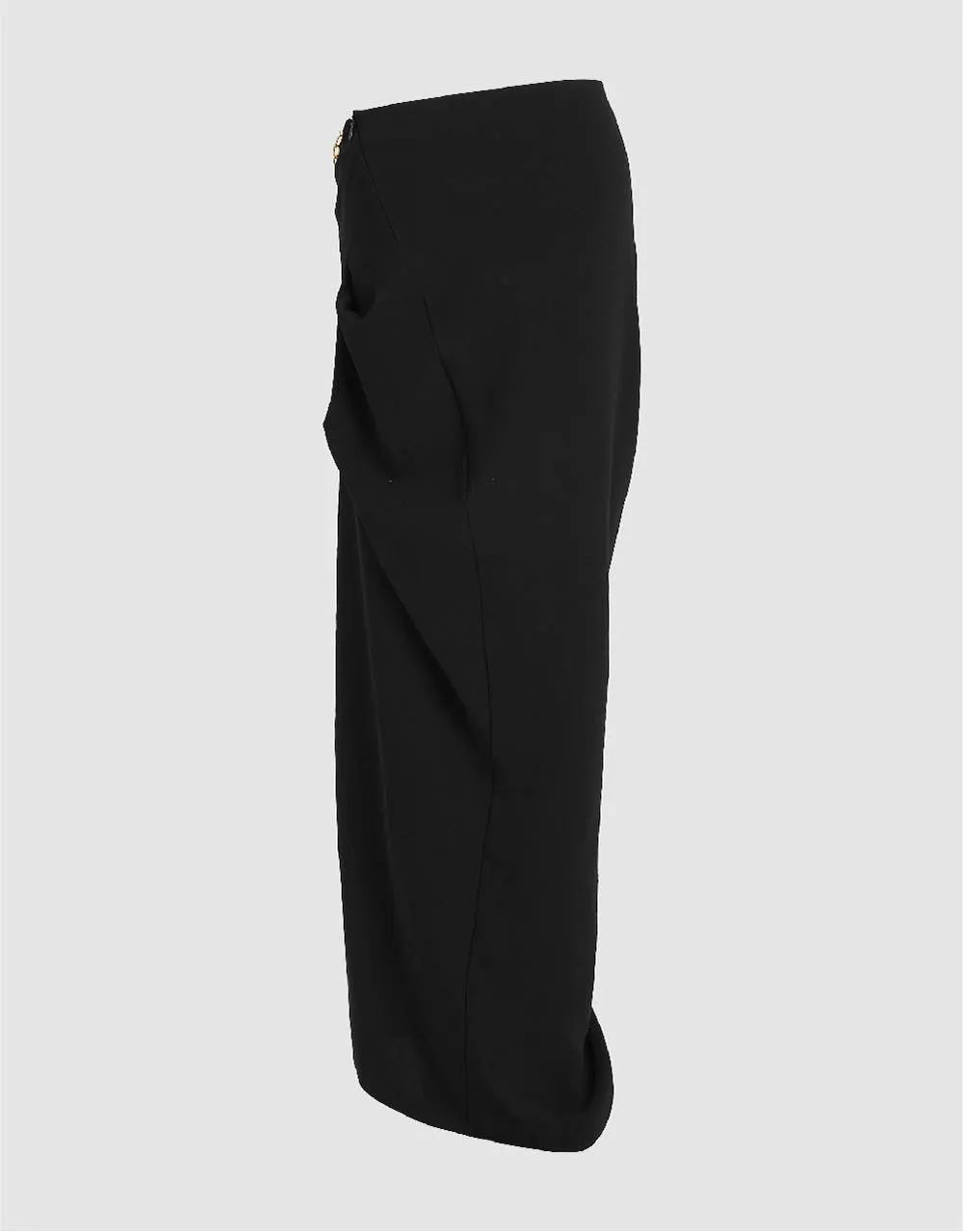 Midi Wrapped Balloon Skirt