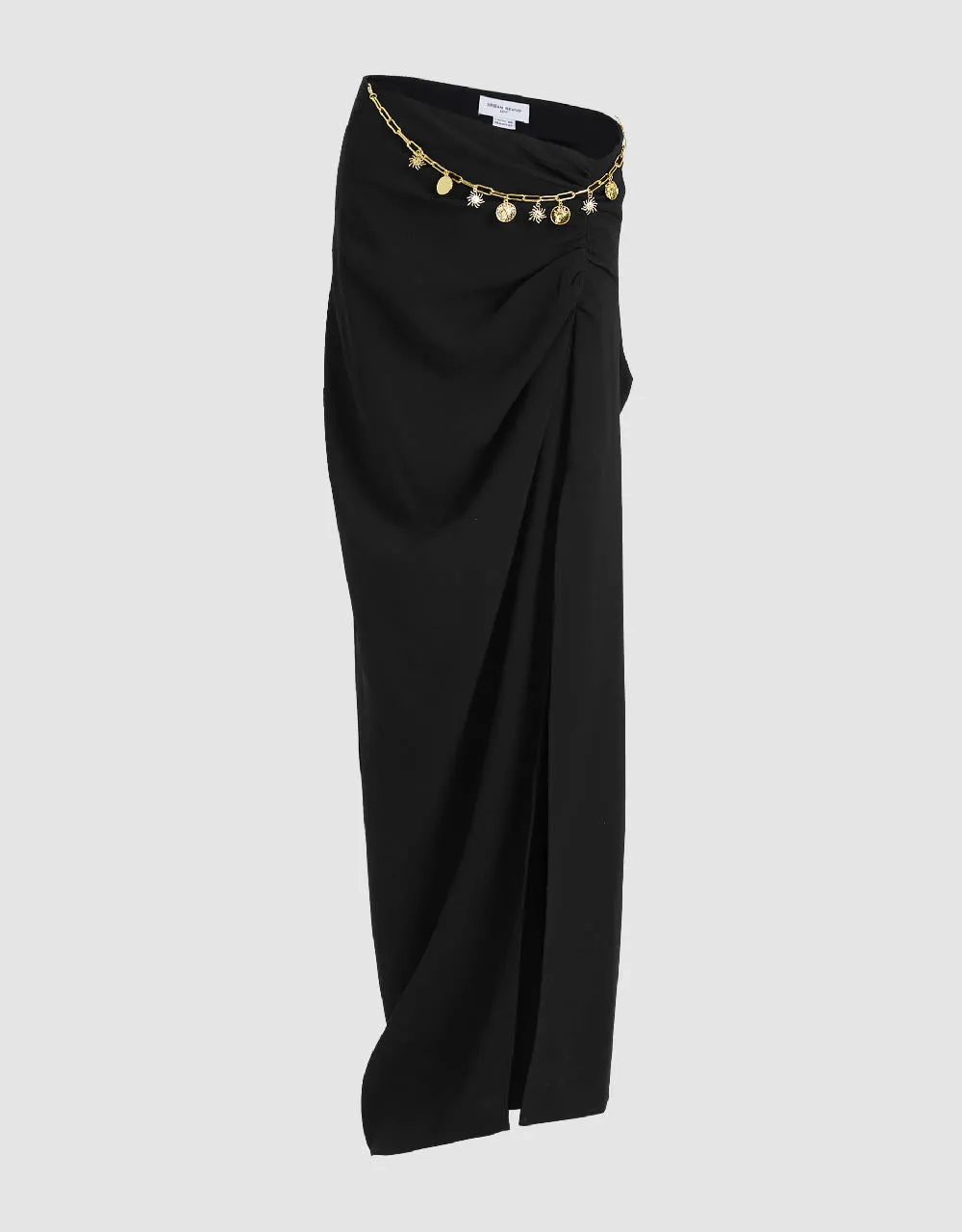 Midi Wrapped Balloon Skirt