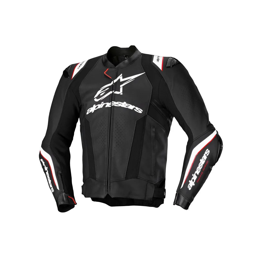 Missile v3 Ignition Leather Jacket Black/White 54