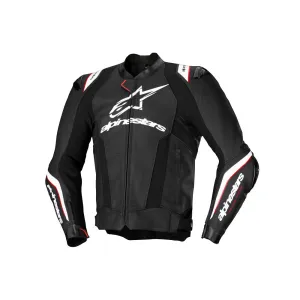 Missile v3 Ignition Leather Jacket Black/White 54
