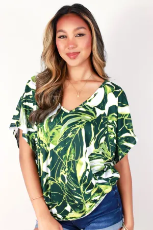 MONSTERA DOLMAN TOP