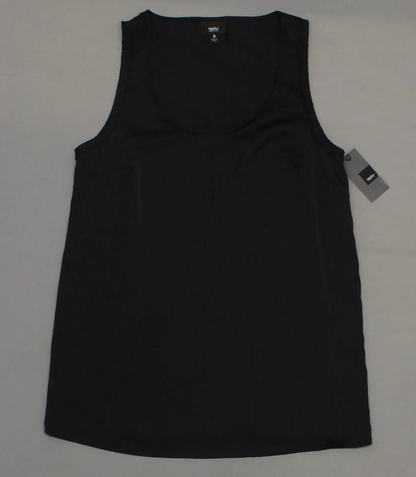 Mossimo Women's Silky Longline Tank Top Blouse Shirt Top