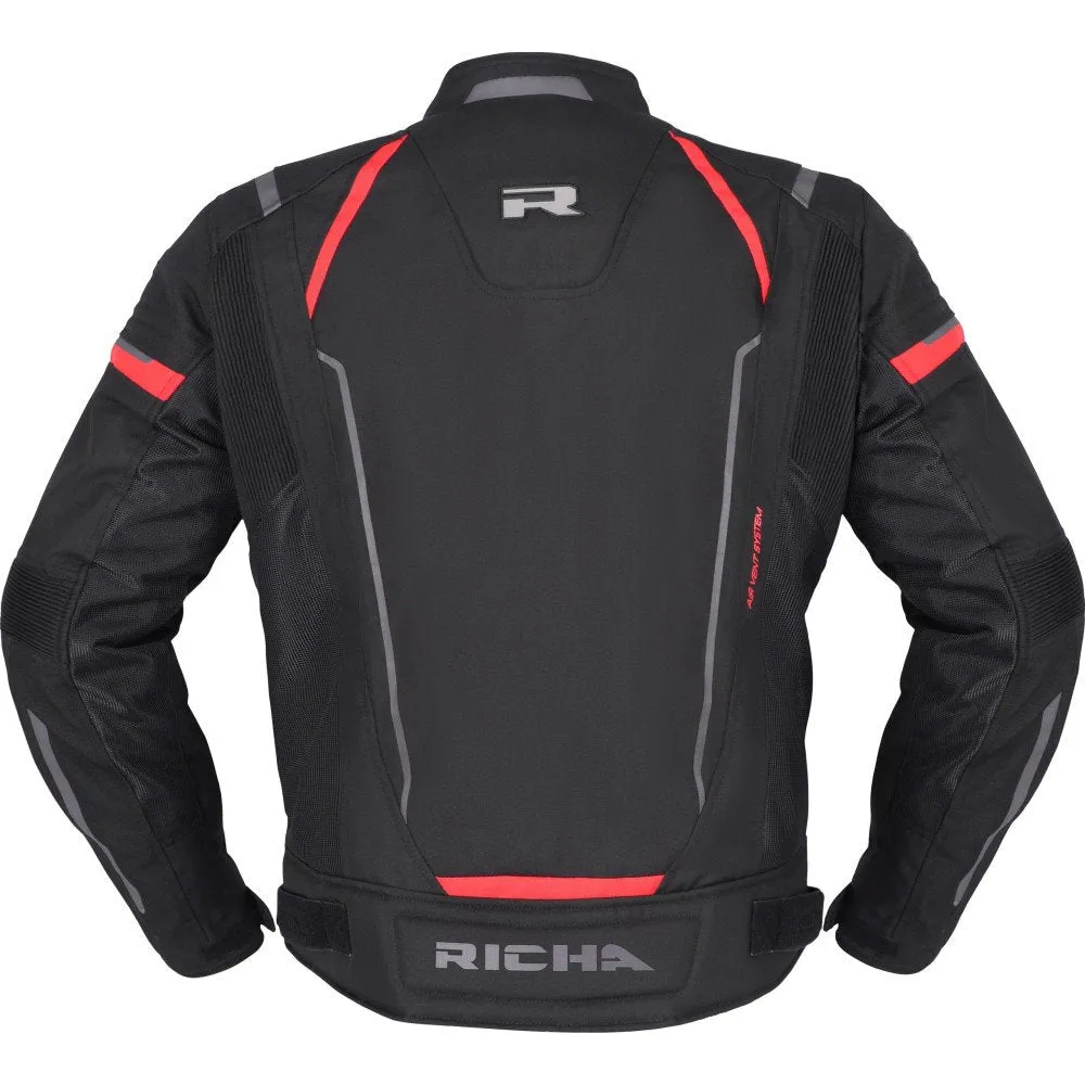 Motorcycle Jacket Richa Airstream 3, Black/Red