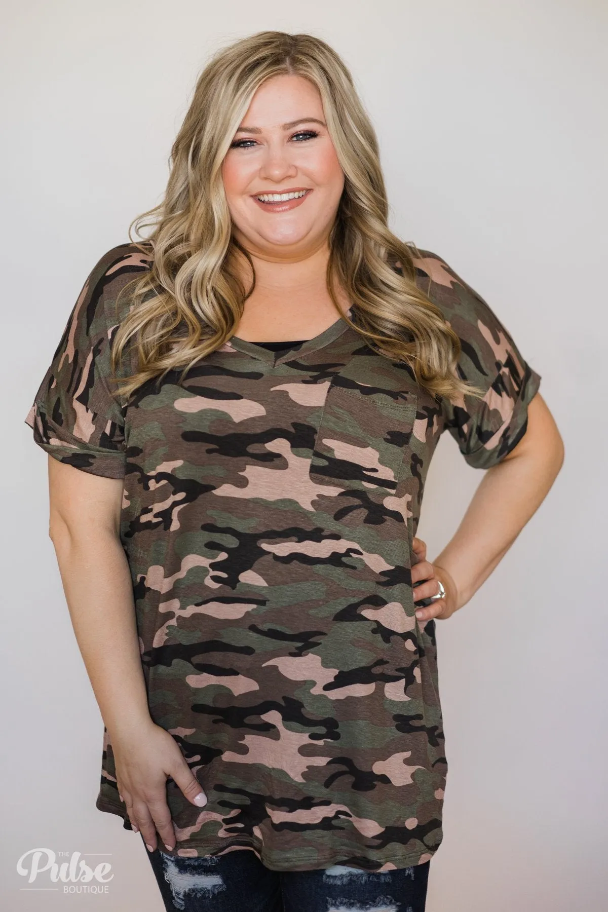 My Ideal Camo Pocket Tee
