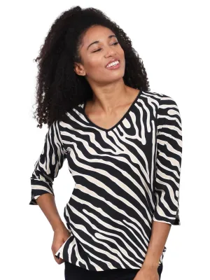Nicole V-Neck Top Dazzled