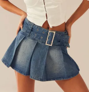 No Angel Denim Mini Skirt