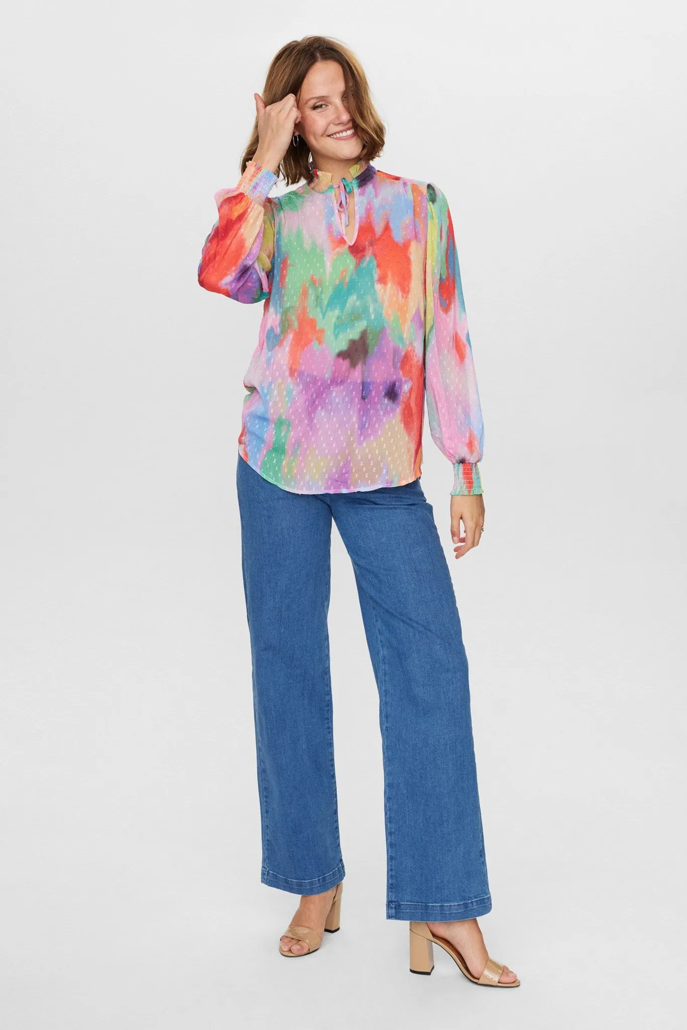 NUMARTINA SHIRT W/O RUFFLE - Lavender Crystal