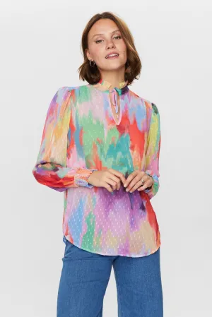 NUMARTINA SHIRT W/O RUFFLE - Lavender Crystal