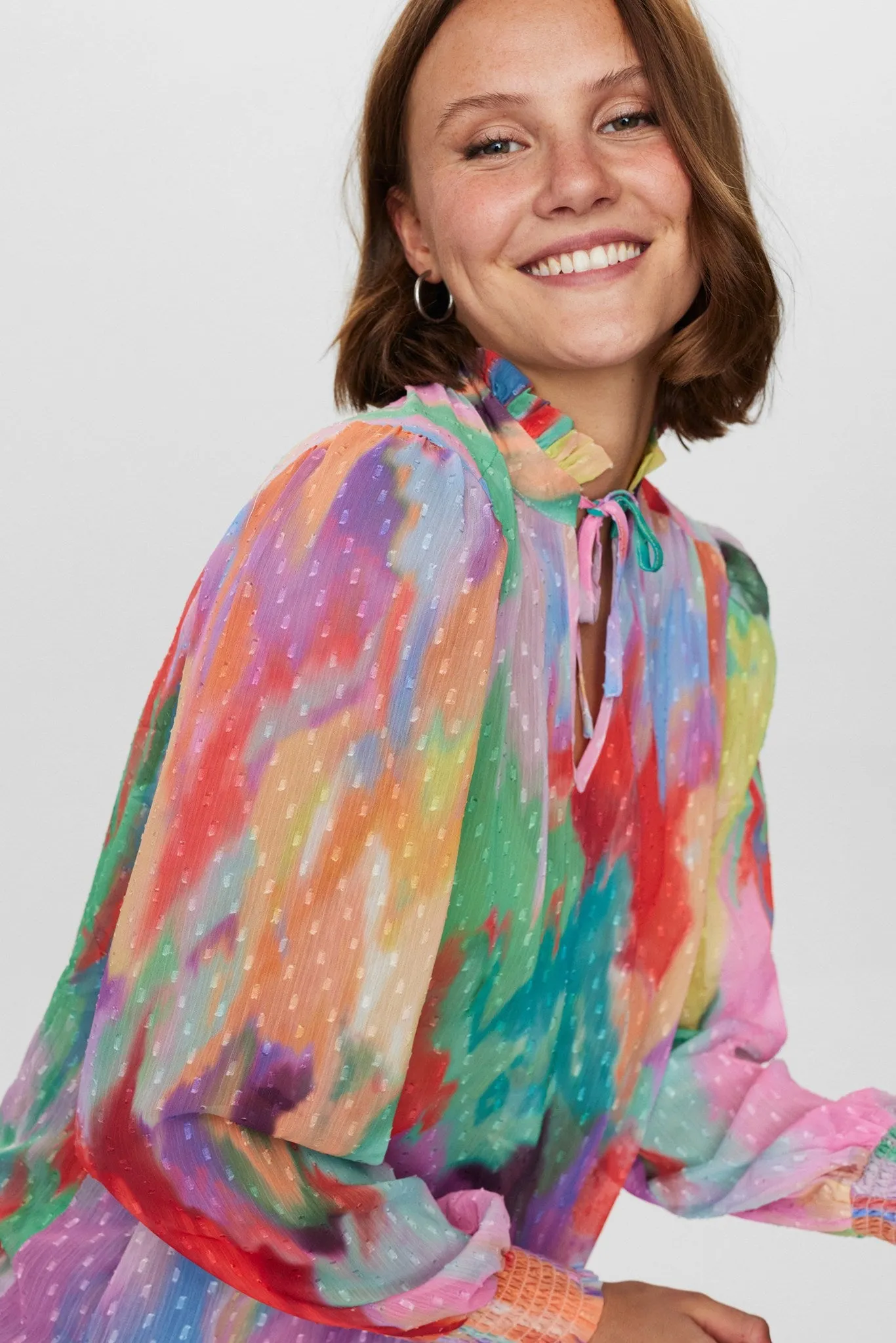 NUMARTINA SHIRT W/O RUFFLE - Lavender Crystal