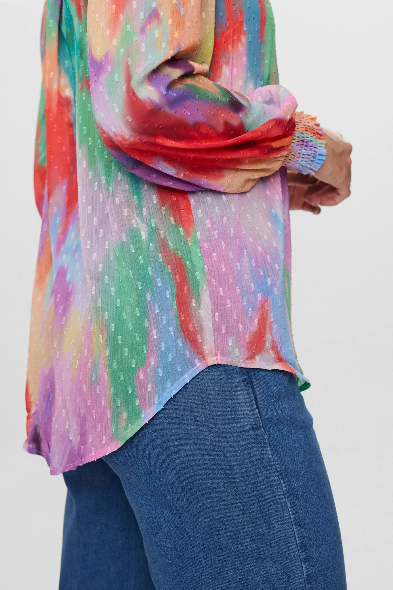 NUMARTINA SHIRT W/O RUFFLE - Lavender Crystal