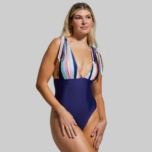 Oasis One Piece Swimsuit (Nautical/Navy)