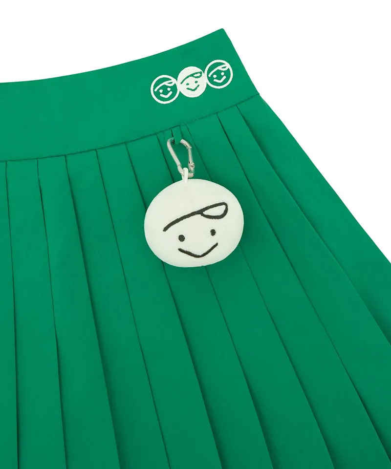 PIV'VEE Wrap Around Skirt - Pine Green