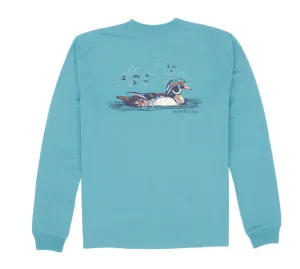 Properly Tied Boys Wood Duck Tee - Emerald