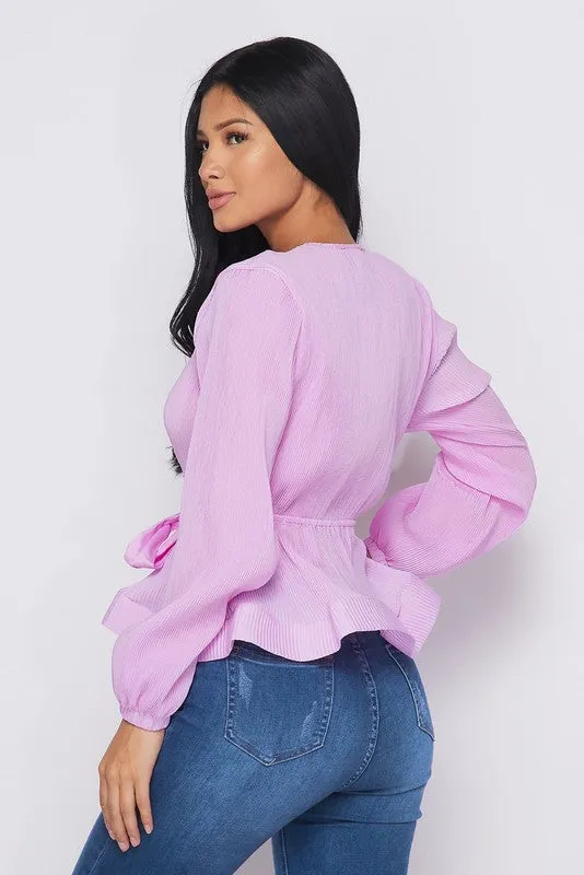 RACHAEL LONG SLEEVE TOP HOEA41799