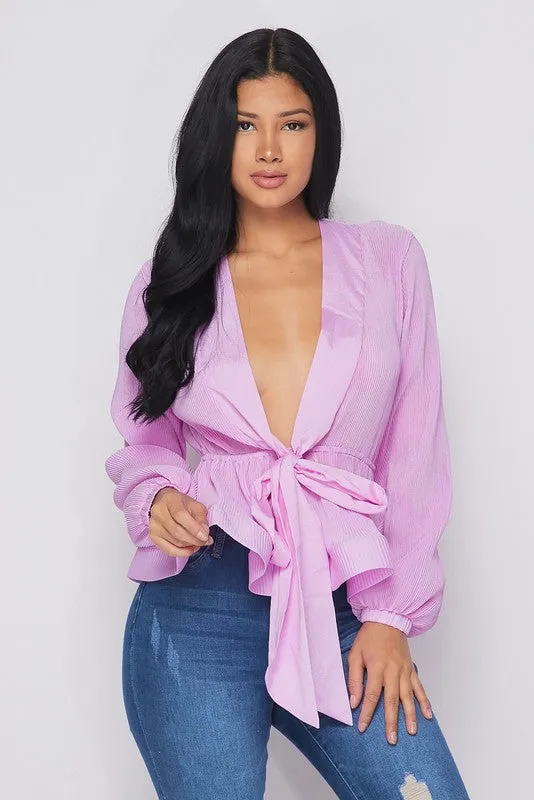 RACHAEL LONG SLEEVE TOP HOEA41799