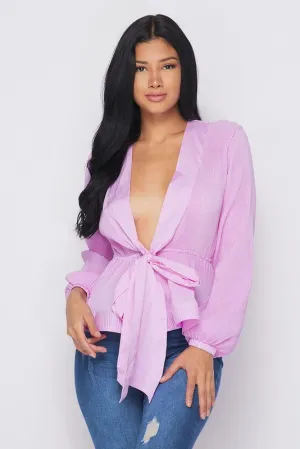 RACHAEL LONG SLEEVE TOP HOEA41799
