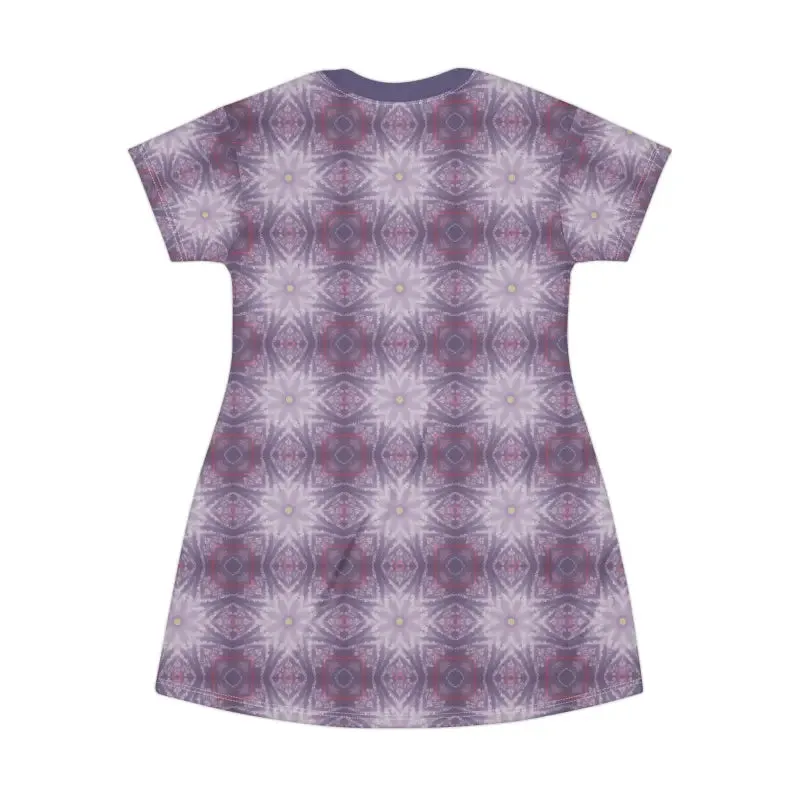Radiant Abstract Pattern Shirt Dress