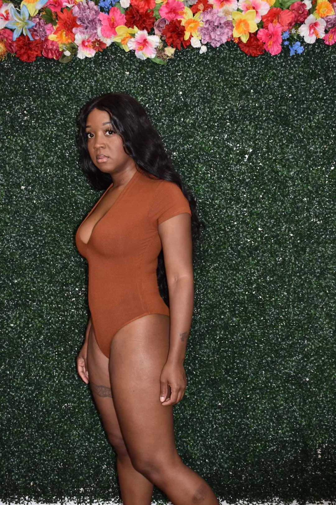 Ribbed bodysuit