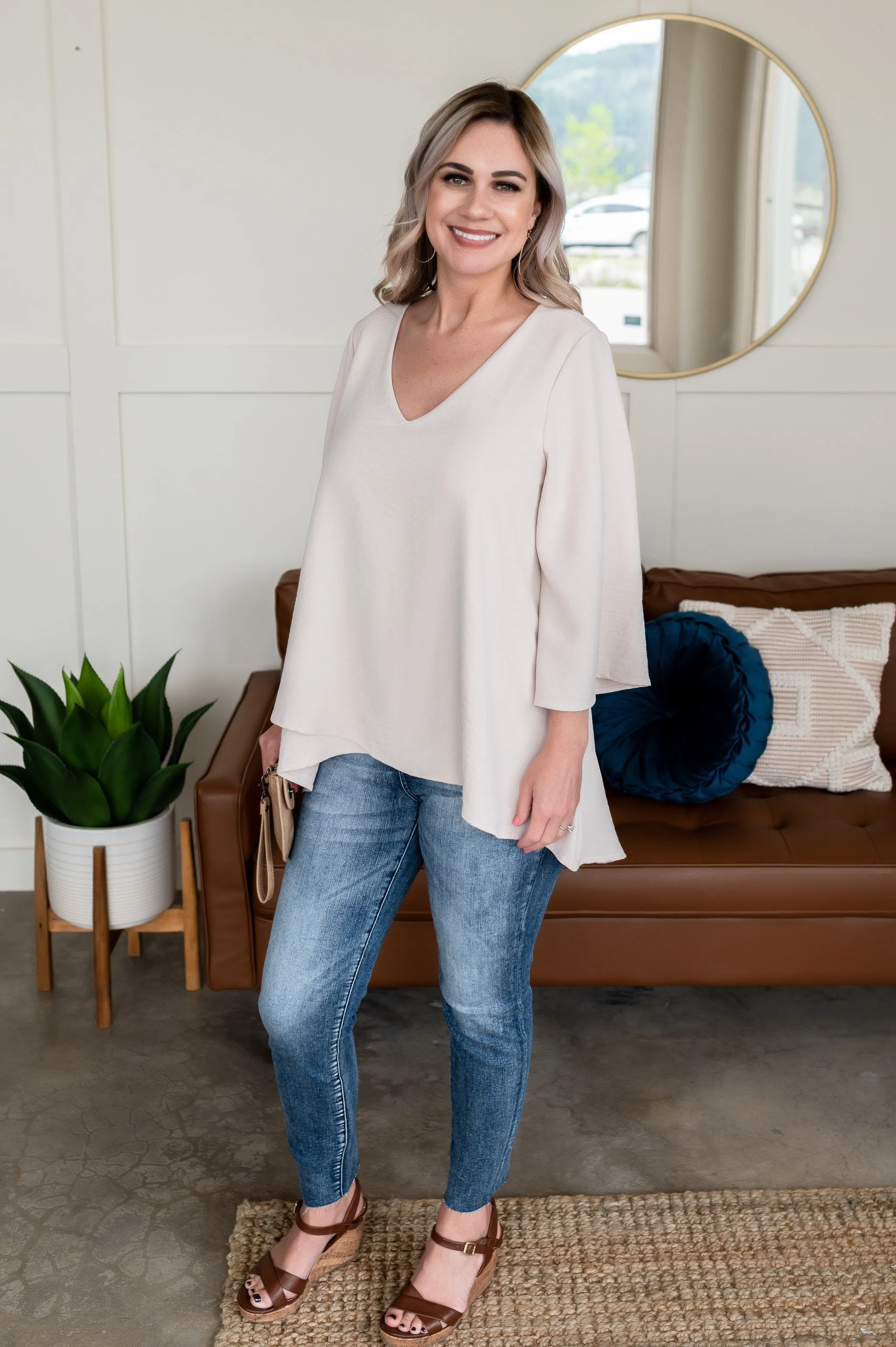 Rock Steady Top In Cream