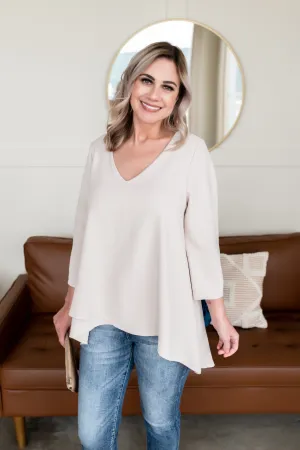 Rock Steady Top In Cream