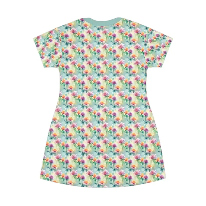 Rock your Day in a Floral Print Shirt Dress