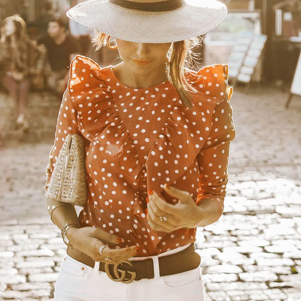 Ruffles Polka Dot's Topp