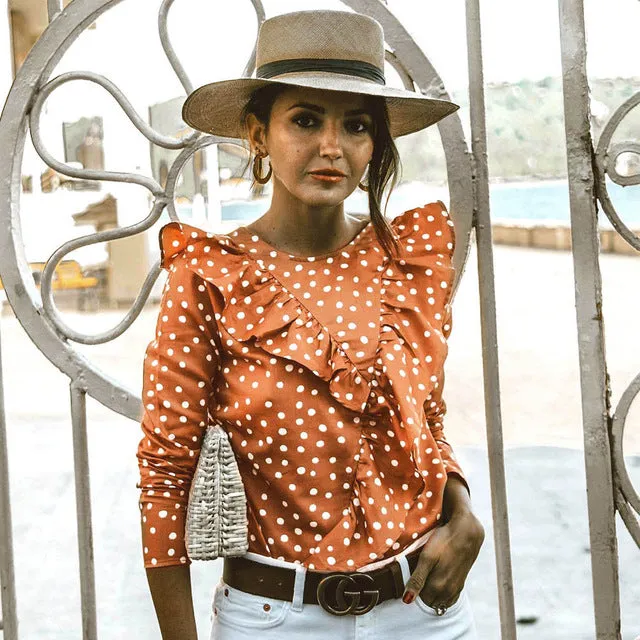 Ruffles Polka Dot's Topp
