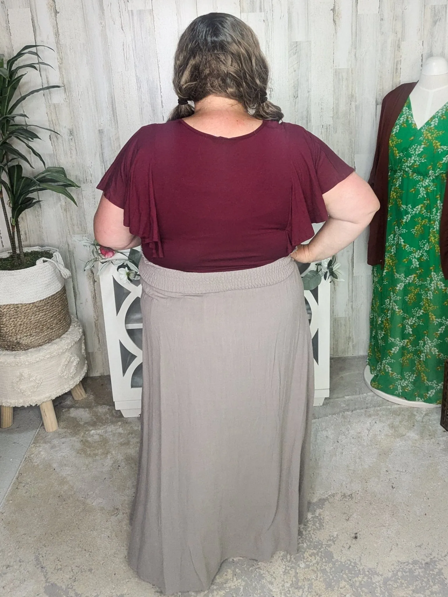 SALE- Emily Eve Flutter Sleeve Bodysuit