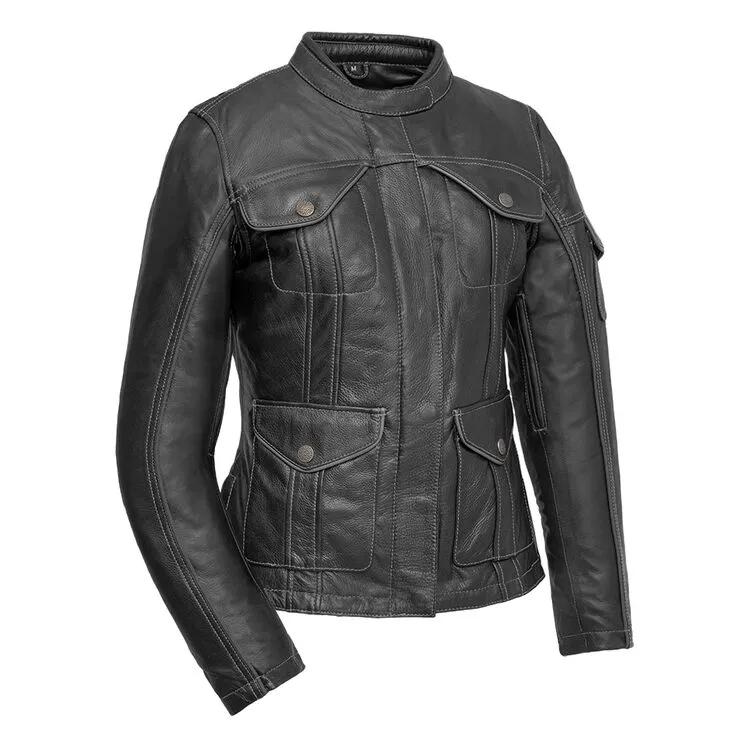 Scarlett - Women's Motorcycle Leather Jacket