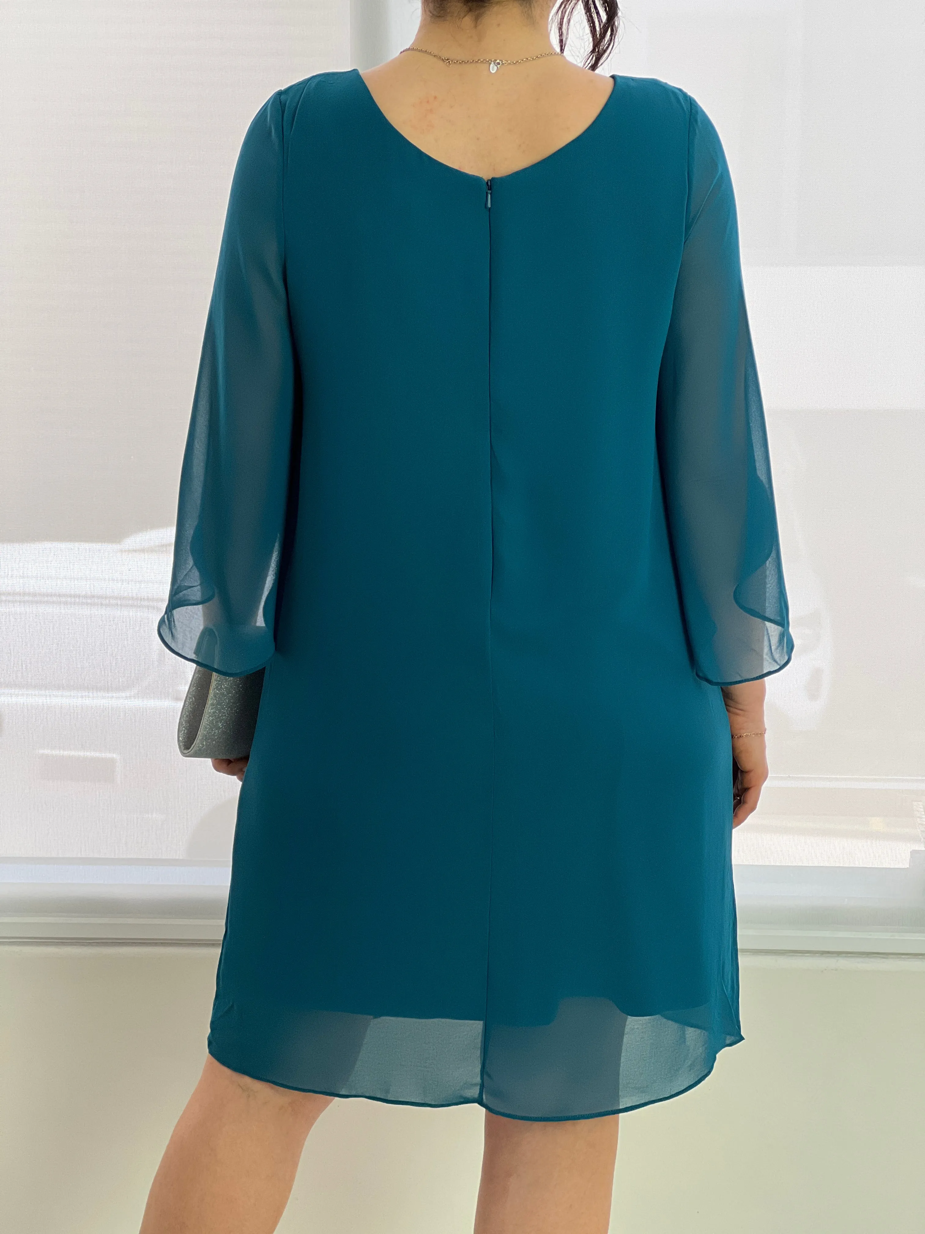 Shila Teal Evening Dress