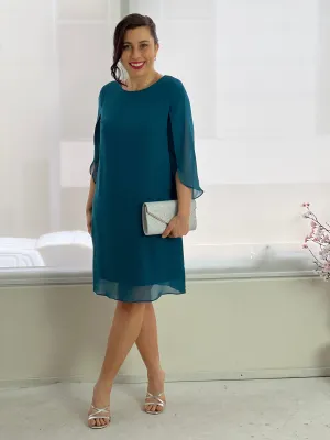 Shila Teal Evening Dress