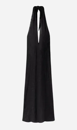 Silk Laundry | Clip Silk Wrap Skirt - Tulipa Black
