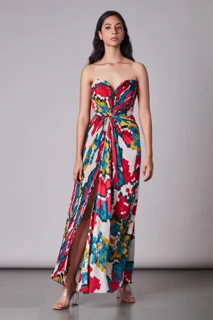 SK Ikat Knot Dress AW21113
