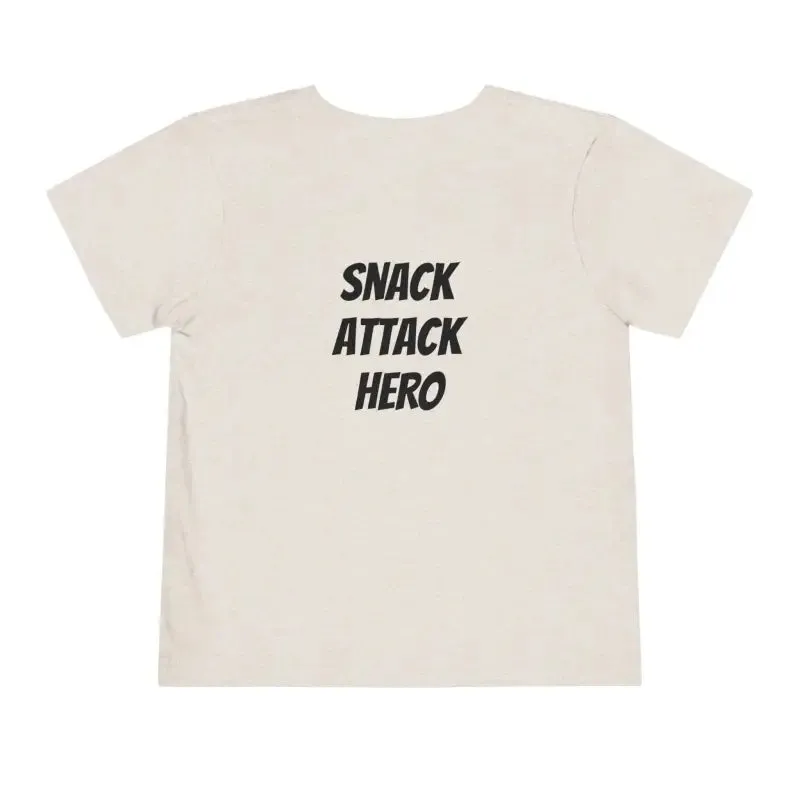 Snack Attack Hero Toddler t Shirt Rocks