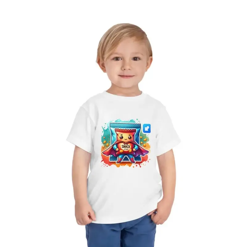 Snack Attack Short Sleeve Tee Powers Up Toddler Fun