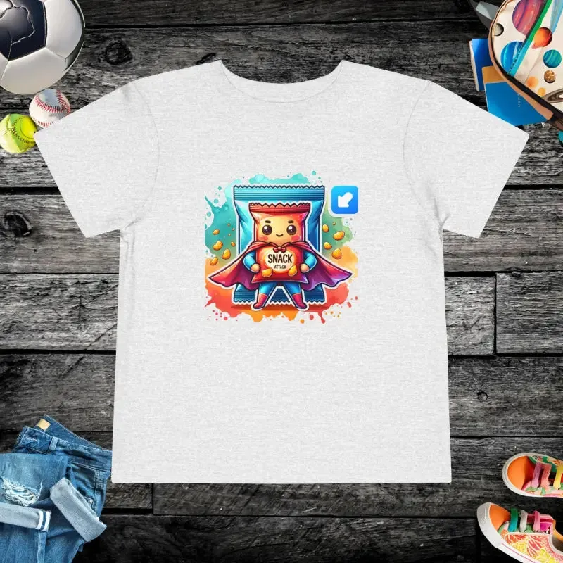 Snack Attack Short Sleeve Tee Powers Up Toddler Fun