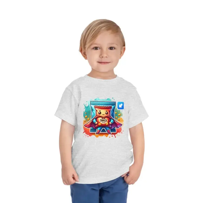 Snack Attack Short Sleeve Tee Powers Up Toddler Fun