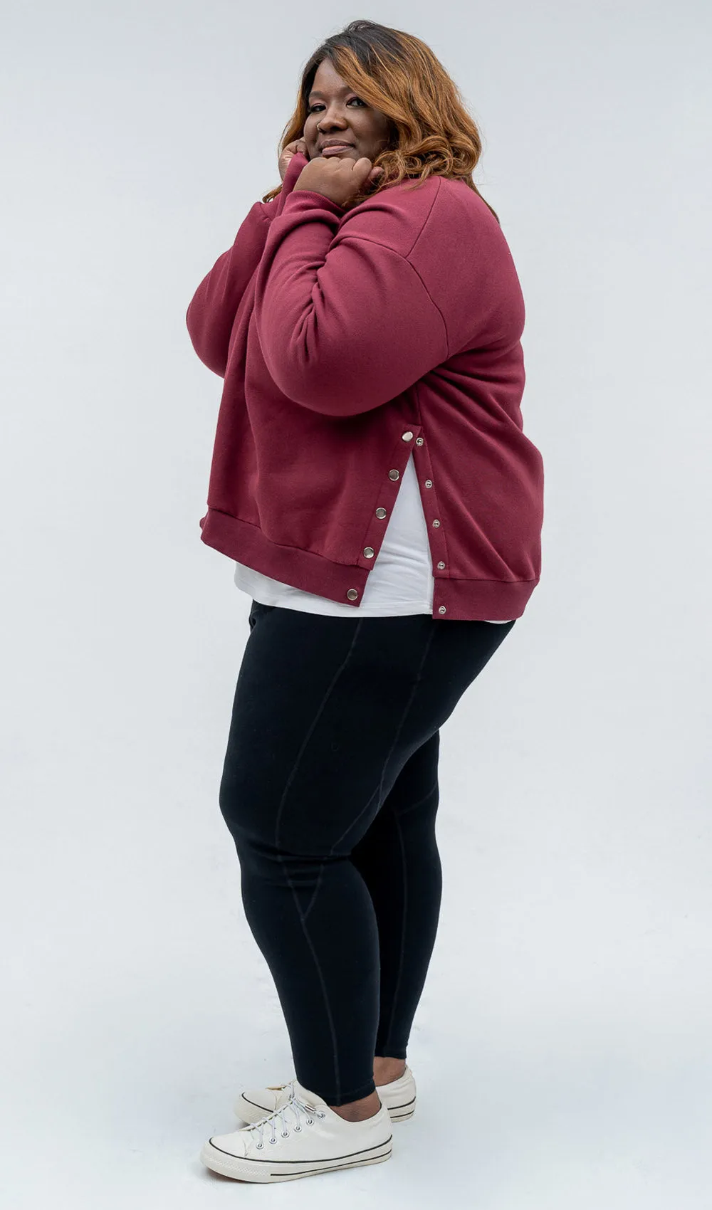 Snap Sweatshirt