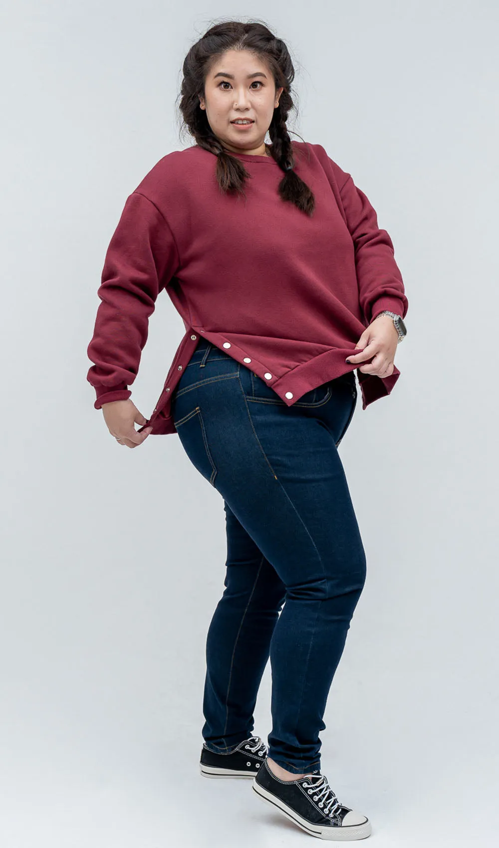 Snap Sweatshirt