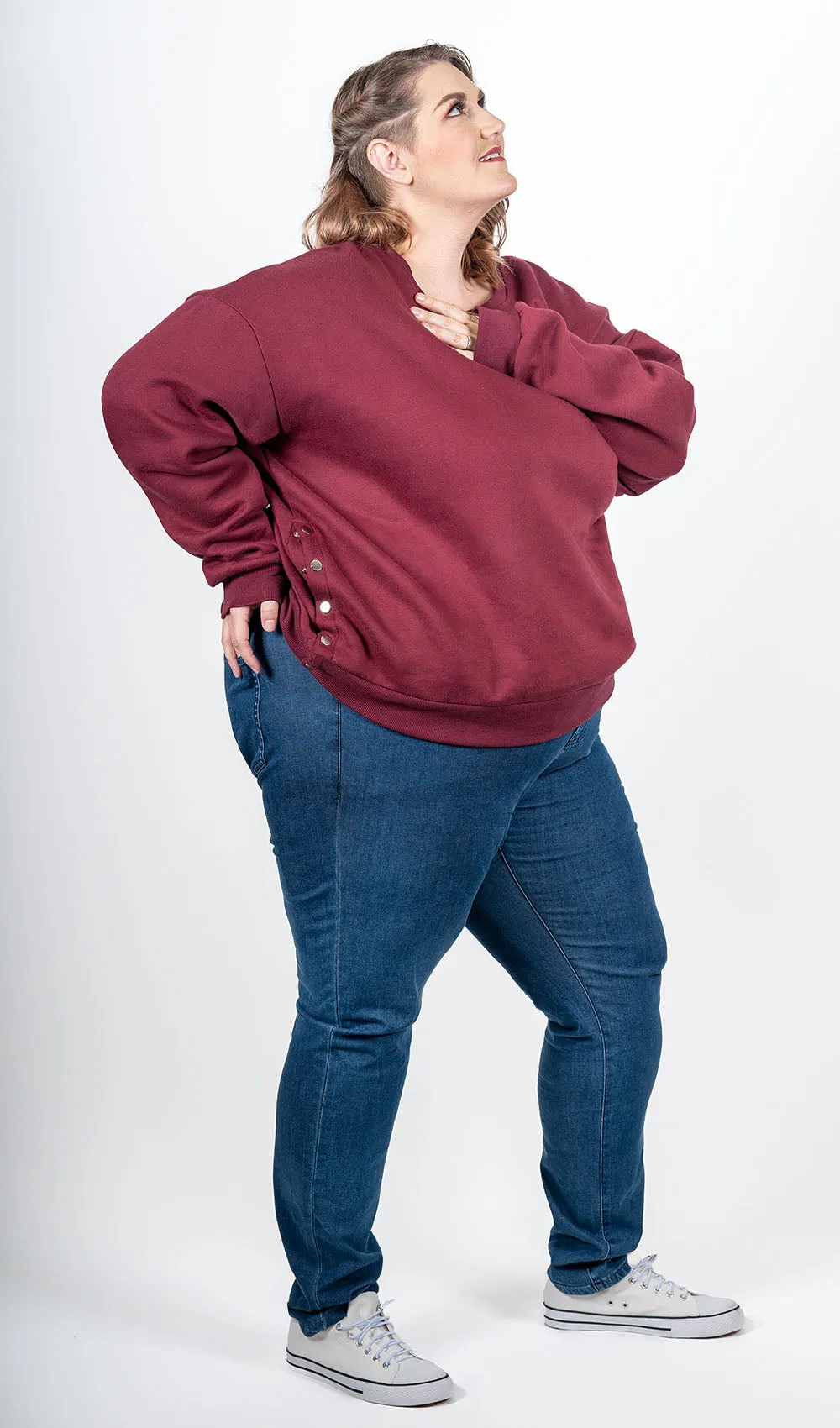 Snap Sweatshirt