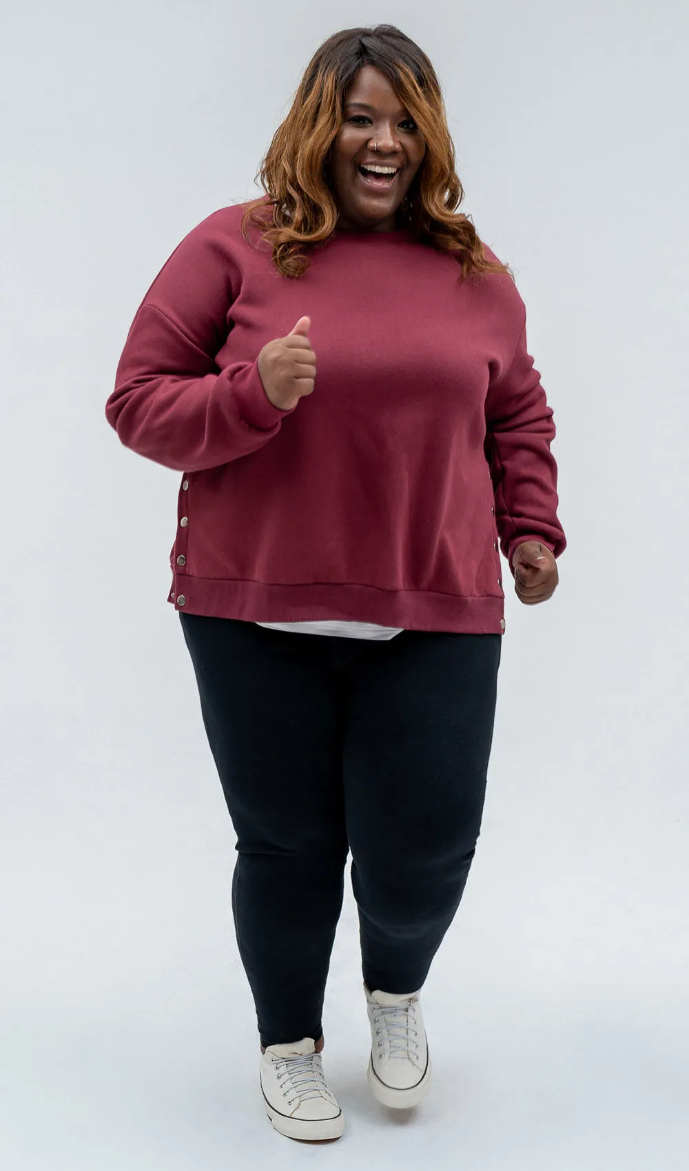 Snap Sweatshirt
