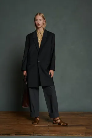 Soeur Alceste Long Blazer Coat - Grey