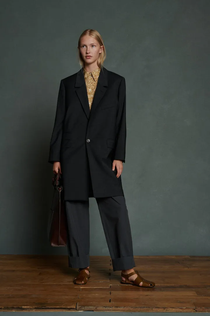 Soeur Alceste Long Blazer Coat - Grey