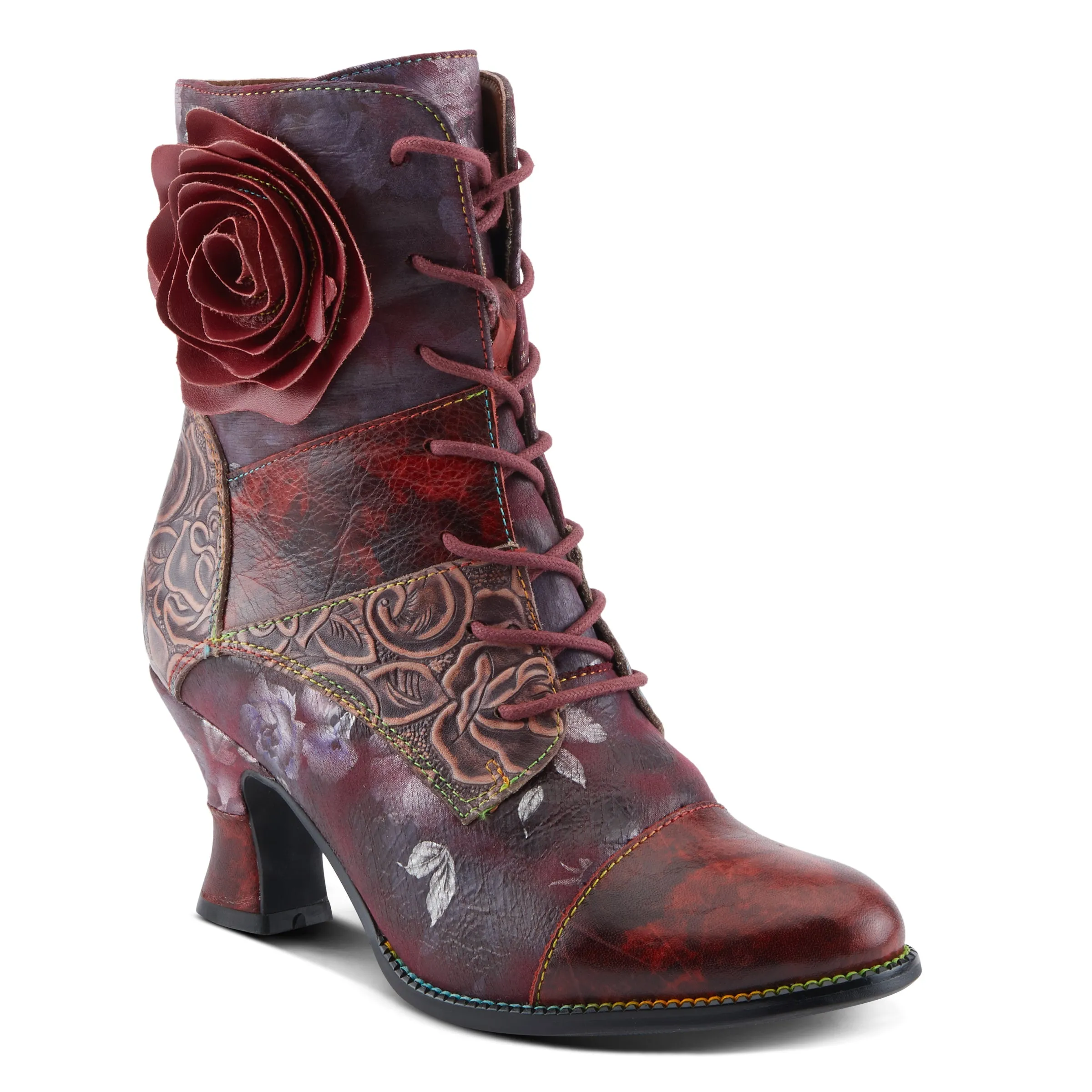 Spring Step Shoes L'Artiste Roselia Stunin Women's Floral Booties